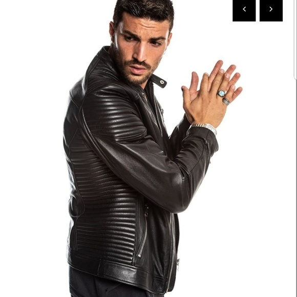 Leather Jacket on Black (Nohow) - Picture 5 of 8